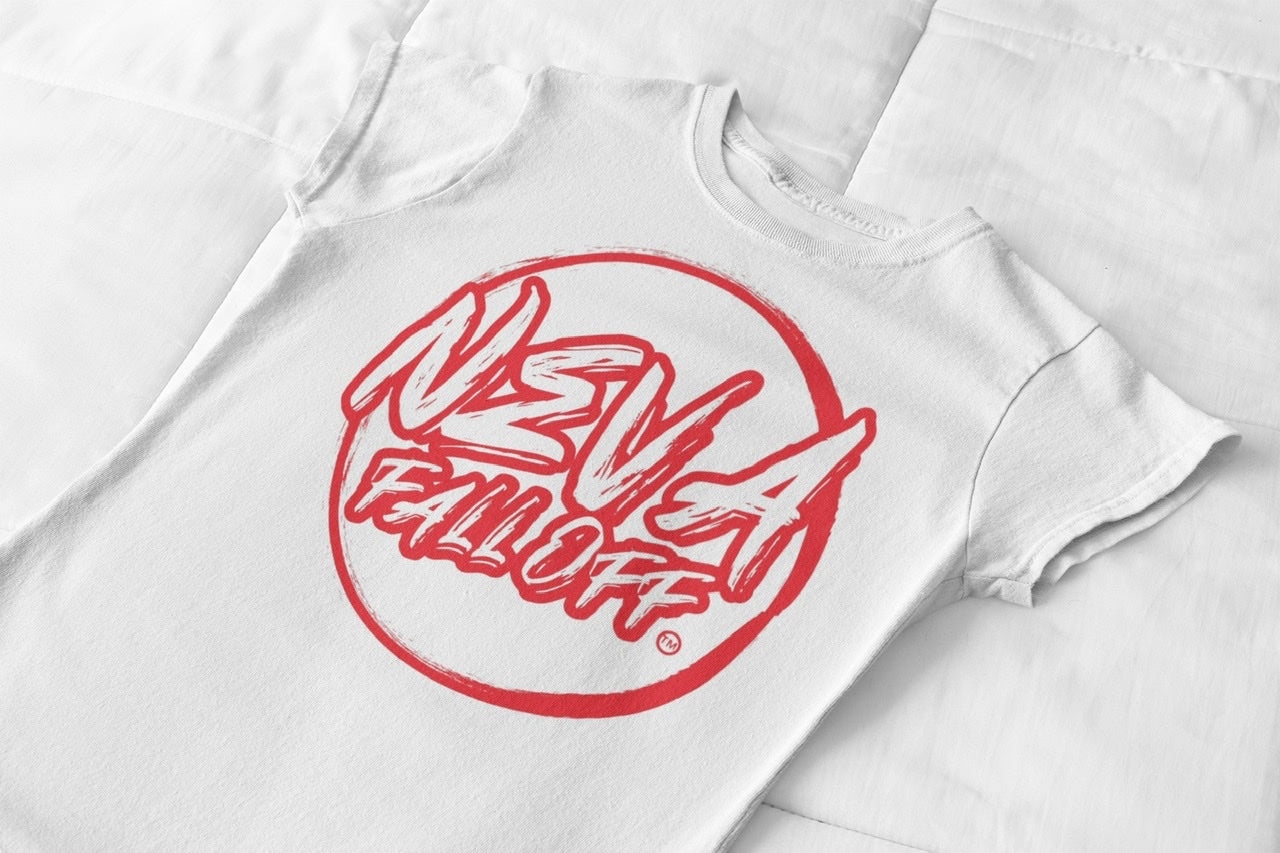 Neva Fall Off Short Sleeve T-Shirt White